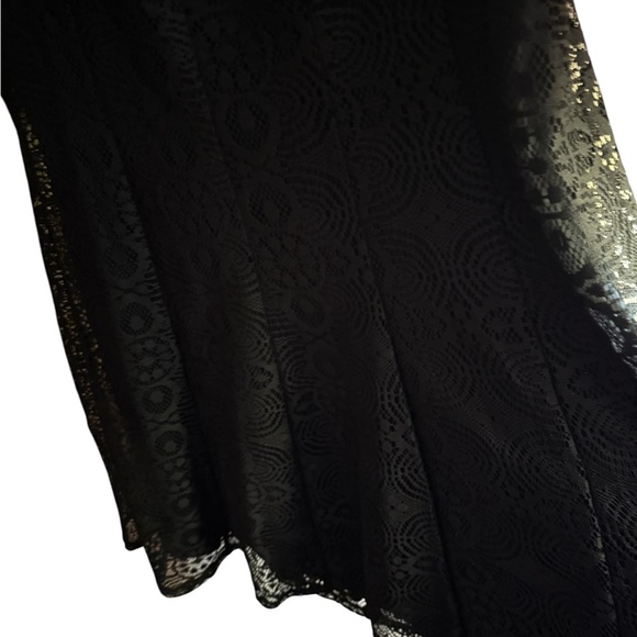 NWT KSL by Karin Stevens Black Lace Overlay Dress – Size 14W - Picture 10 of 14